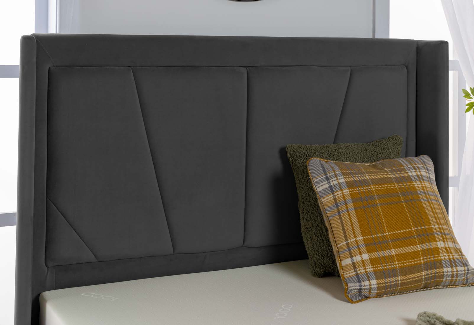 Astoria Velvet Ottoman Storage Bed