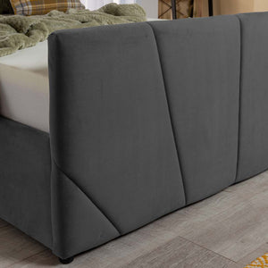 Astoria Velvet Ottoman Storage Bed