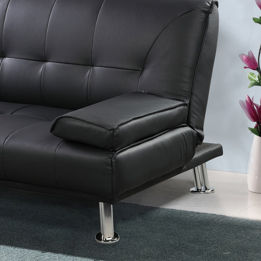 Avon Bonded Leather 3 Seater Sofa Bed