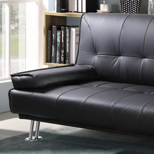 Avon Bonded Leather 3 Seater Sofa Bed