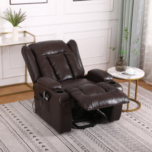 Bilbao Bonded Leather Dual Motor Rise Recliner