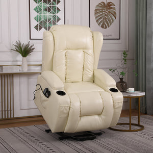 Bilbao Bonded Leather Dual Motor Rise Recliner