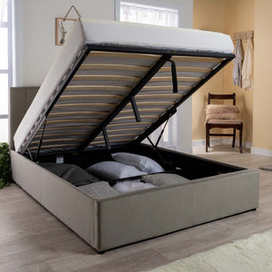 Florence Velvet Ottoman Storage Bed