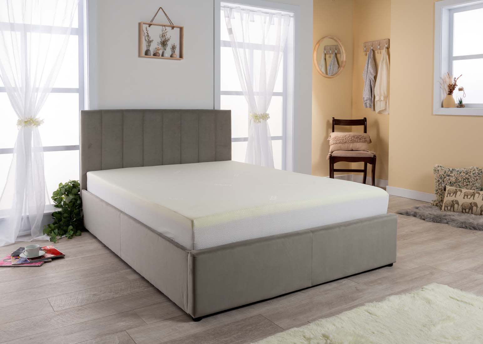 Florence Velvet Ottoman Storage Bed