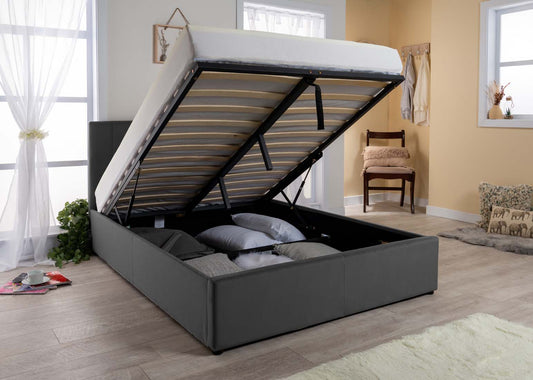 Florence Velvet Ottoman Storage Bed