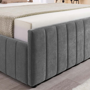 Grand Winchester Velvet Ottoman Storage Bed