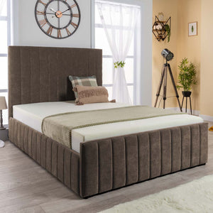 Grand Winchester Velvet Ottoman Storage Bed