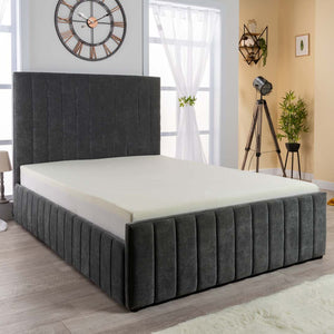 Grand Winchester Velvet Ottoman Storage Bed