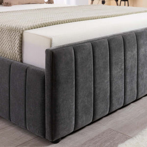 Grand Winchester Velvet Ottoman Storage Bed
