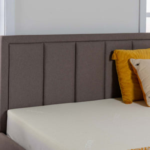 Grayson Grey Fabric Ottoman Storage Bed