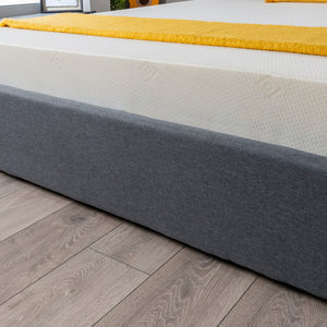 Havana Grey Fabric Ottoman Storage Bed