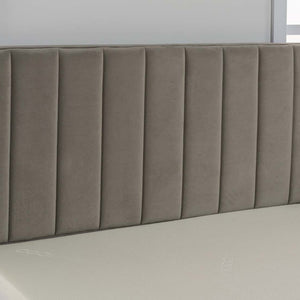 Nevis Velvet Ottoman Storage Gas Lift Bed
