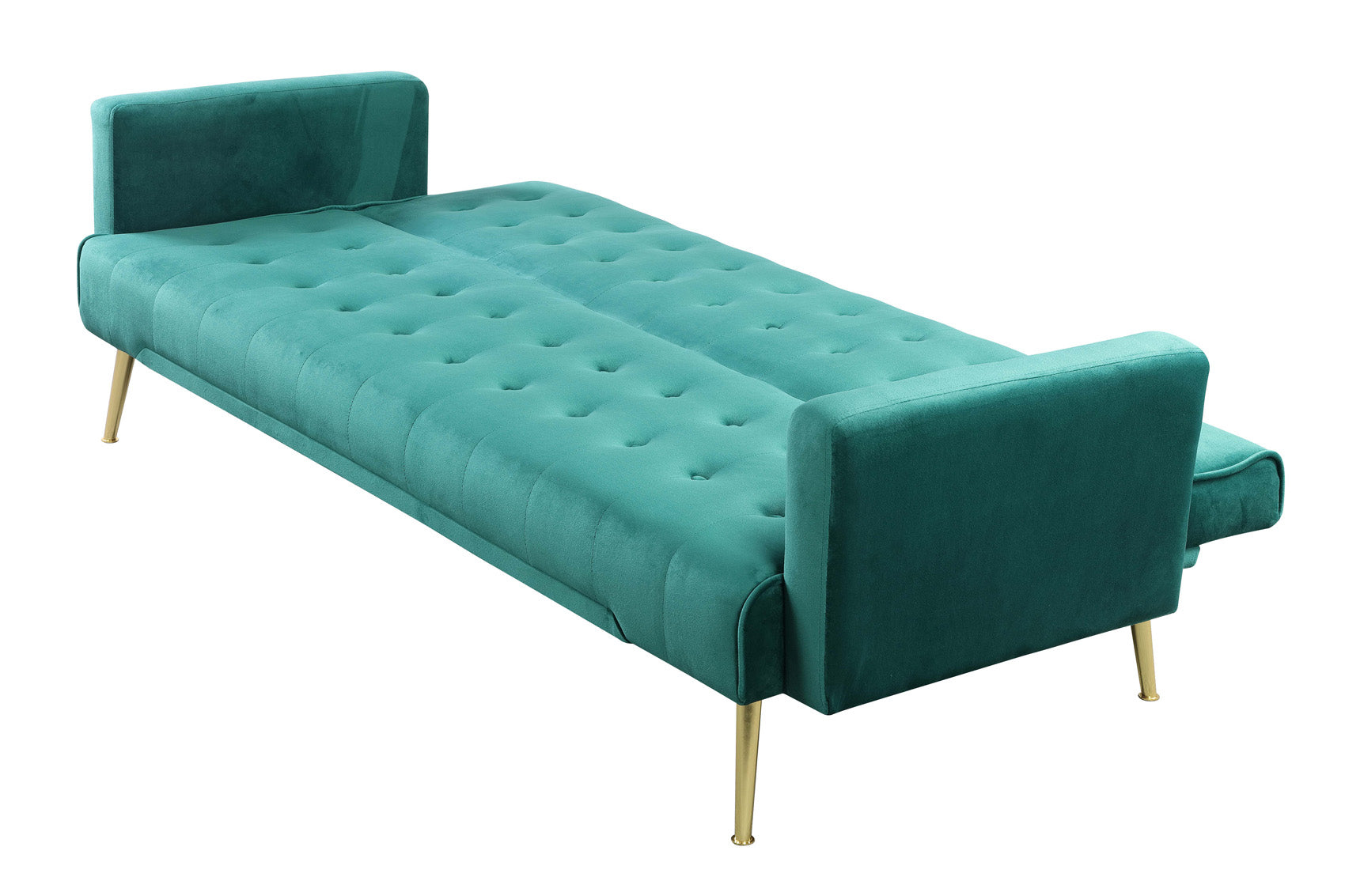 Nour Velvet Upholstered 3 Seater Sofa Bed