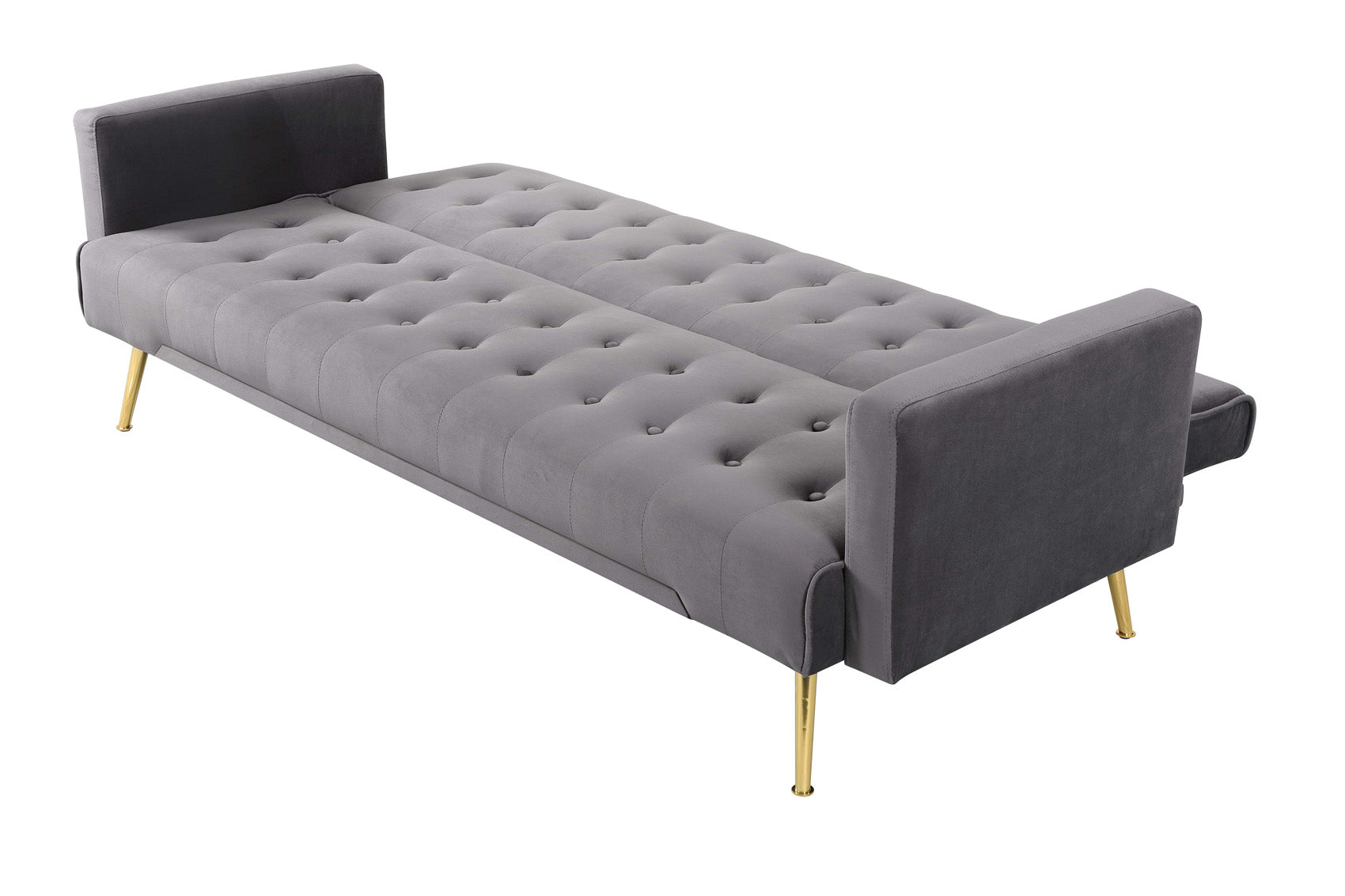 Nour Velvet Upholstered 3 Seater Sofa Bed