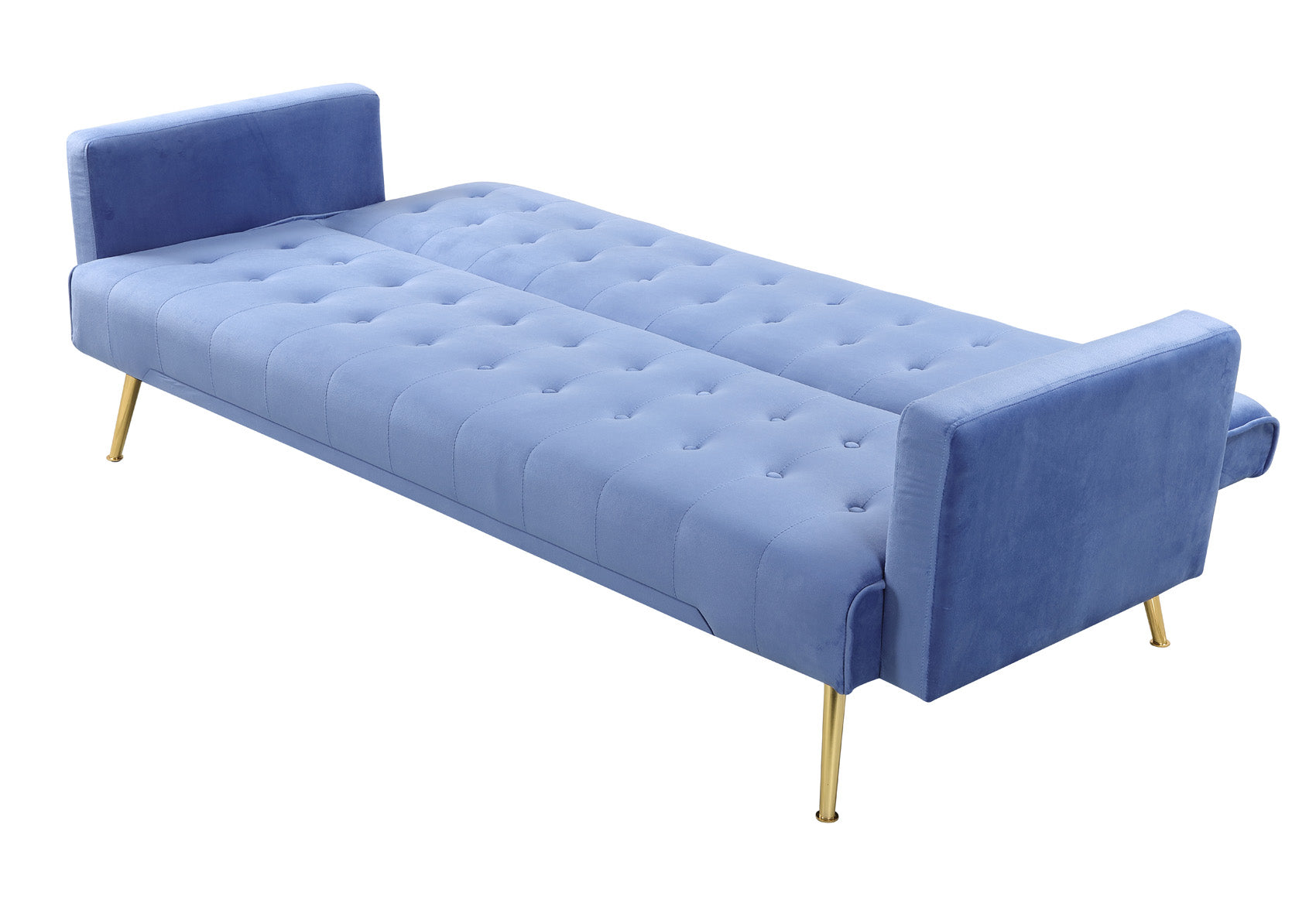 Nour Velvet Upholstered 3 Seater Sofa Bed