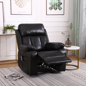 Seville Manual Recliner Massage Chair with Heat