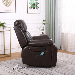 Seville Manual Recliner Massage Chair with Heat