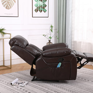 Seville Manual Recliner Massage Chair with Heat