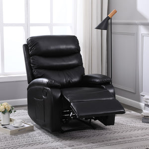 Zaragoza Leather Upholstered Manual Recliner