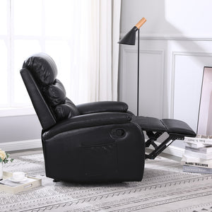 Zaragoza Leather Upholstered Manual Recliner