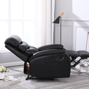 Zaragoza Leather Upholstered Manual Recliner